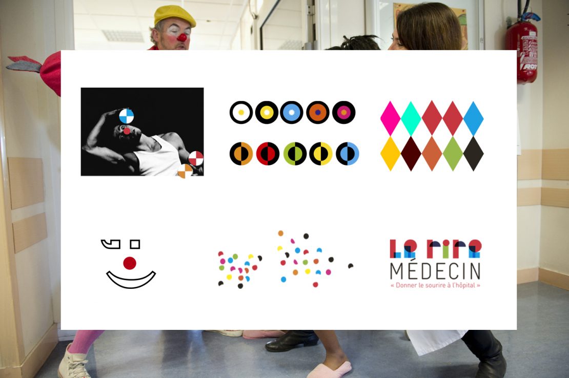 Logotype associatif pour Le Rire Médecin - consultation bénévole