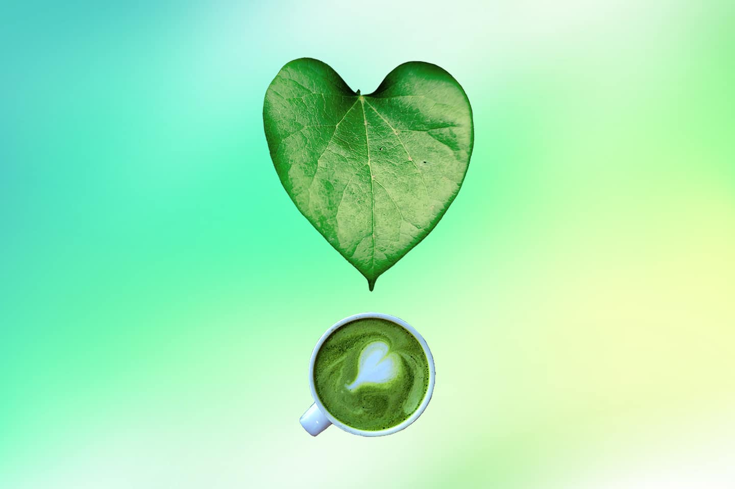 cup point exclamation coeur vert