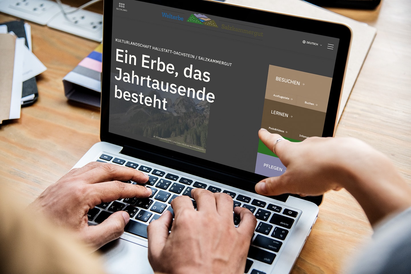 hallstatt unesco computer website logotype